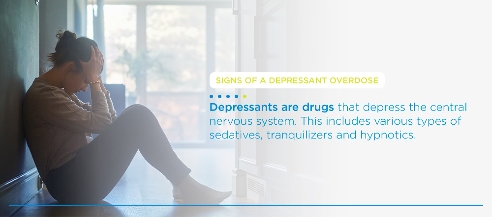 signs of a depressant overdose