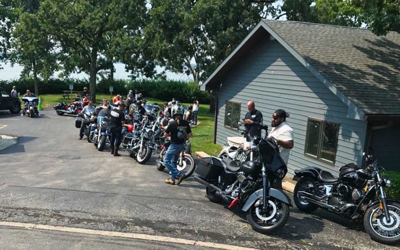 Motorcycle ride for recovery meetup