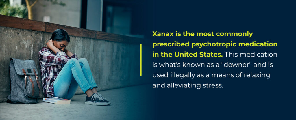 xanax is the most prescribed psychotropic medication