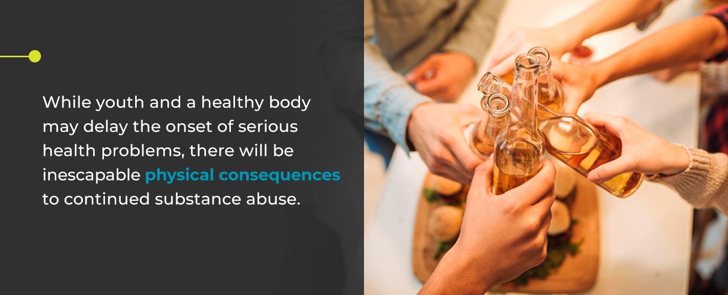 physical consequences of substance abuse in college