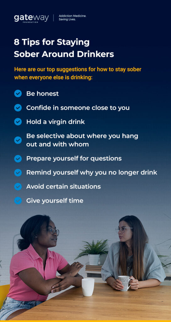 8 Tips for Staying Sober Around Drinkers