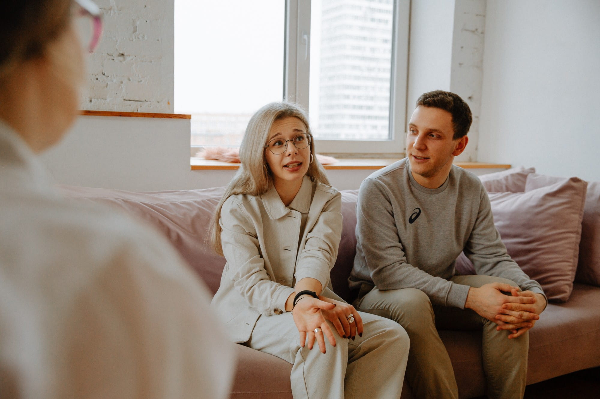 couple at therapy