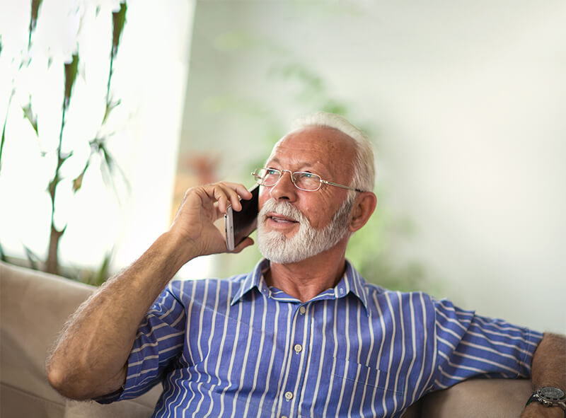 Man talking in the phone