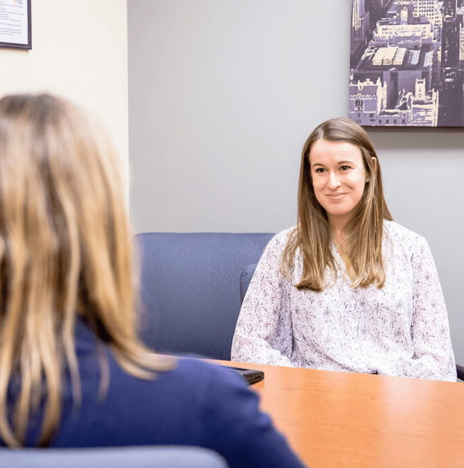 woman at therapy session