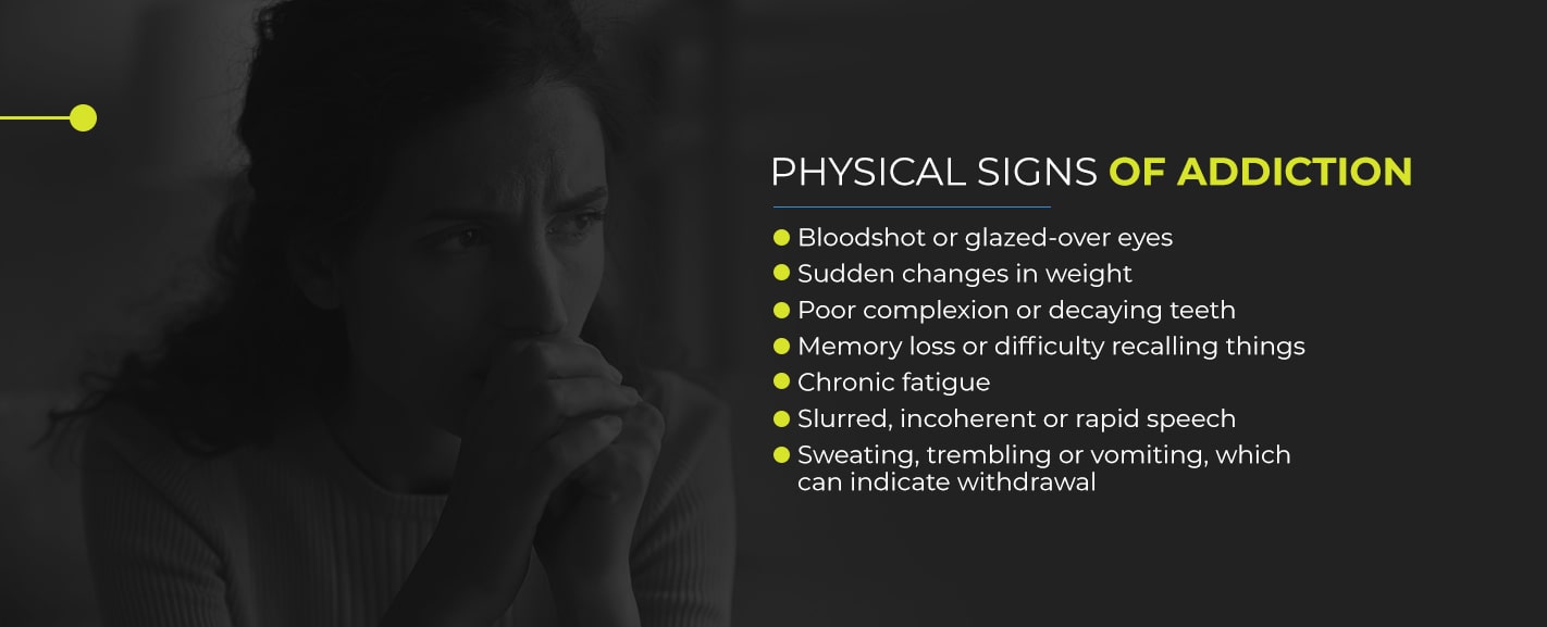 Physical Signs of Addiction