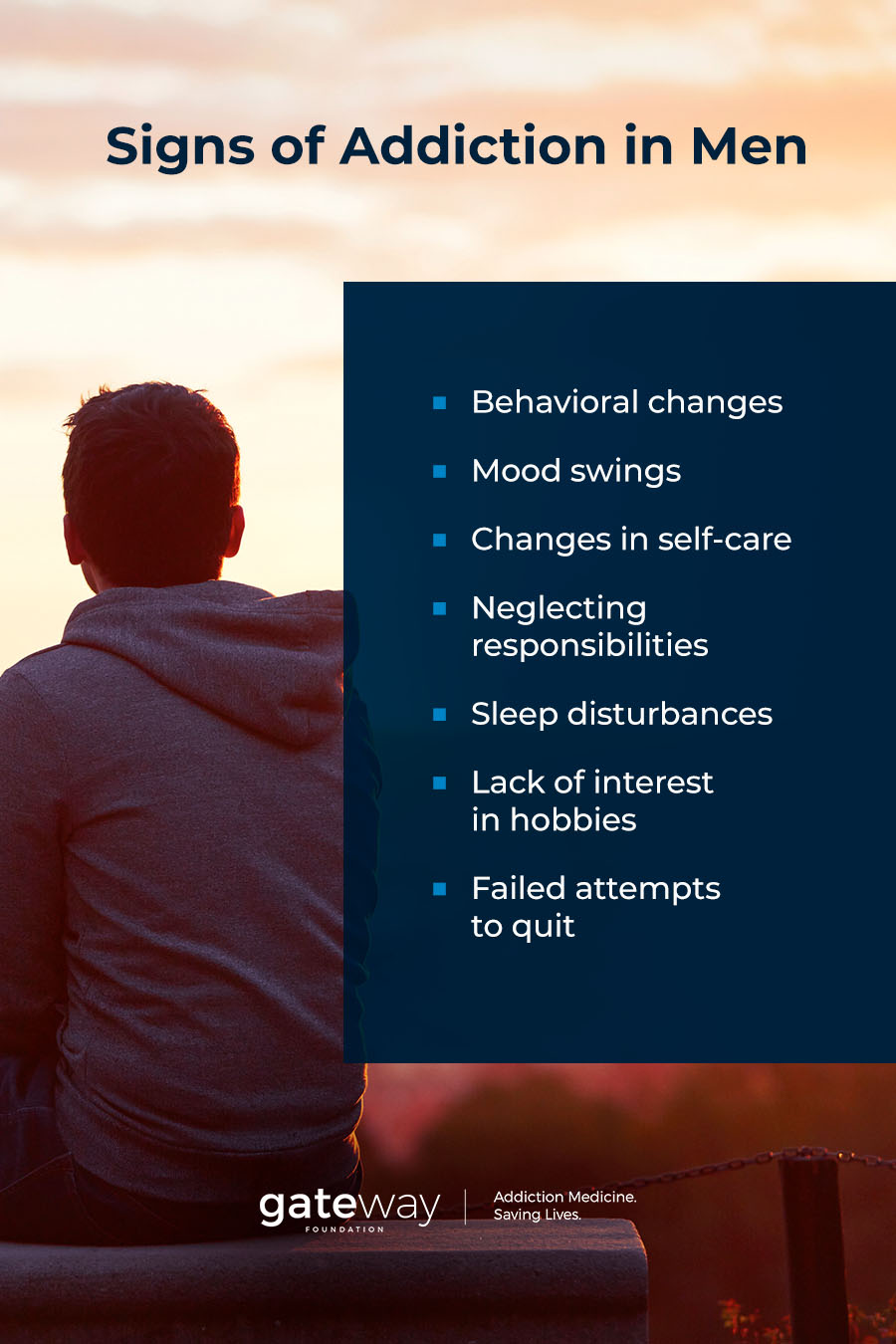 Signs of Addiction in Men