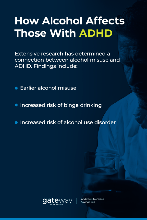 How Alcohol Affects Those With ADHD
