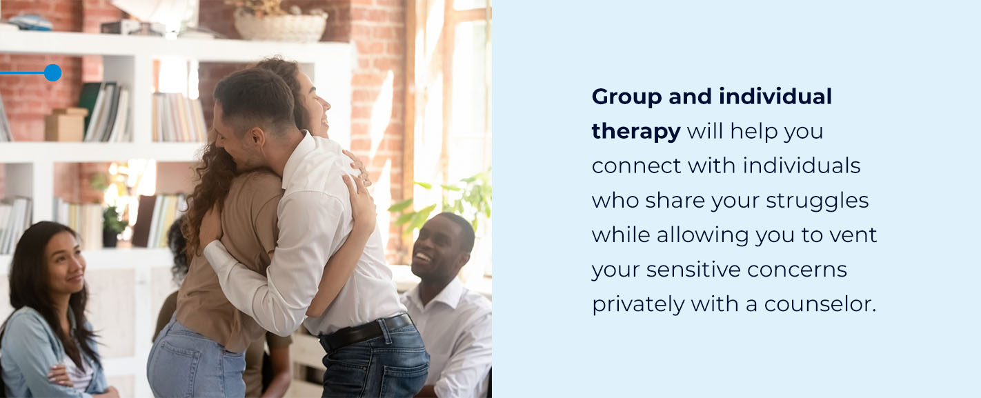 Group and individual therapy