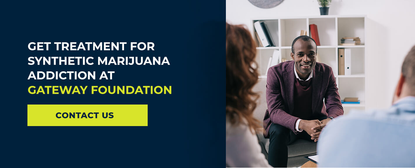 Get Treatment for Synthetic Marijuana Addiction at Gateway Foundation
