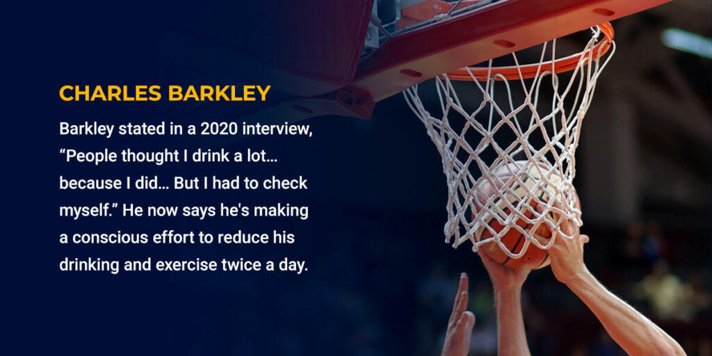 Charles Barkley alcohol disorder