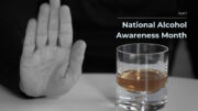 hand saying no to alcohol