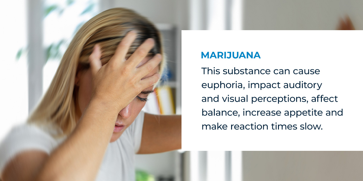 Marijuana Substance Use Symptoms